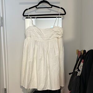 White Spaghetti Strap Dress